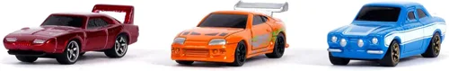 Miniatura 2 de Jada Toys Fast & Furious 1.65" Nano 3-Pack de coches fundidos a presión, juguetes para niños y adultos, multi (JAN31124)