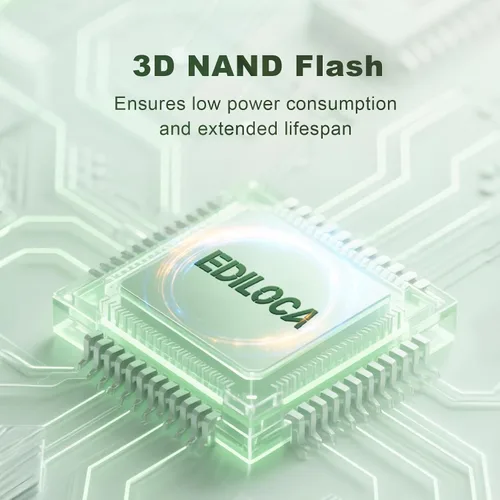 Miniatura 3 de Ediloca SSD NVMe M.2 de 128 GB PCIe Gen 3x4, hasta 1130 MB/s de lectura, unidad interna de estado sólido M.2 2280, caché SLC dinámico, compatible