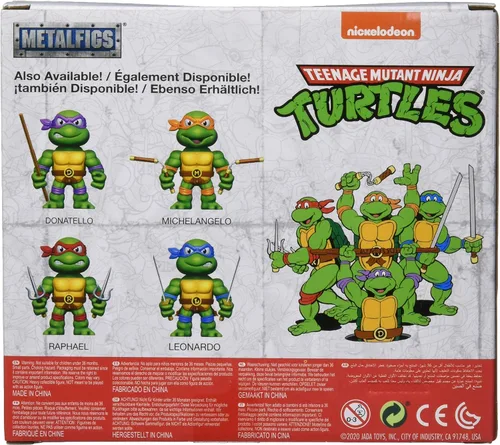Miniatura 4 de Jada Toys Teenage Mutant Ninja Turtles 4 "" Raphael - Figura fundida a presión, juguetes para niños y adultos, rojo