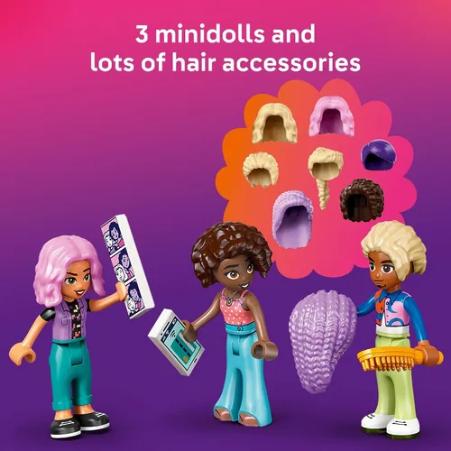 Miniatura 4 de LEGO Friends Peluquería y Tienda de Accesorios - Juego de Construcción de Juguetes de Peluquería para Niñas y Niños, Edades 7+ - Idea de Regalo