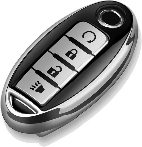 Miniatura 14 de Tukellen Compatible con Nissan - Funda para llavero de TPU suave para Infiniti X-Trail Rogue Altima Quest Pathfinder Sentra Patrol CIMA Fuga Armada