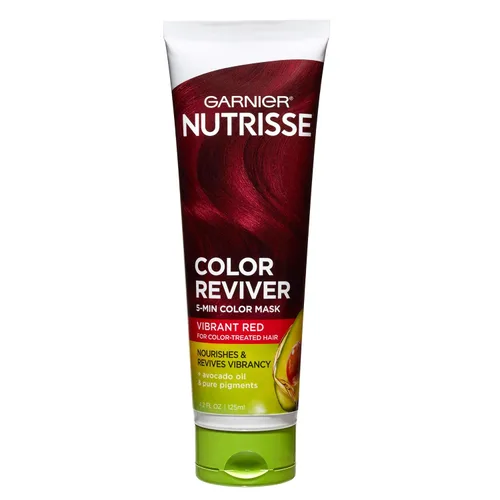 Miniatura 8 de Garnier Nutrisse Color Reviver Mascarilla de color de 5 minutos, marrón cálido para cabello teñido para nutrir y añade riqueza
