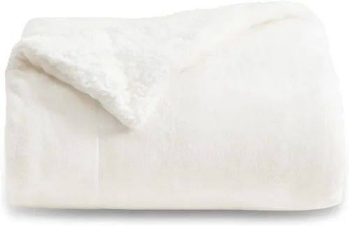 Miniatura 46 de Bedsure GentleSoft - Manta de forro polar Sherpa para sofá, manta de Navidad gruesa y cálida para invierno, manta de felpa suave y esponjosa como