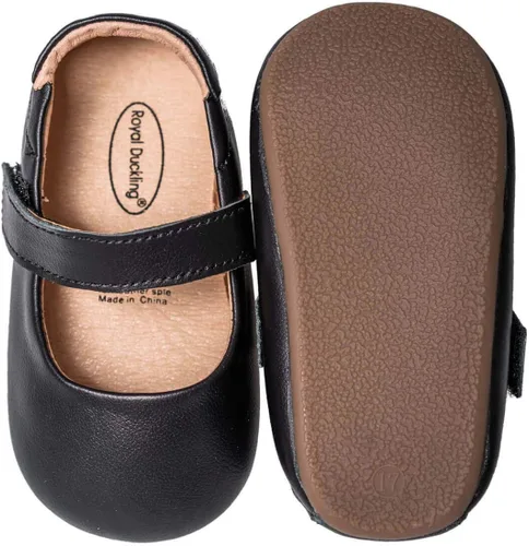 Miniatura 6 de Zapatos de bebé de cuero genuino para niñas y niños pequeños Mary Jane Zapatos de caminar Prewalker princesa vestido de boda zapatos zapatos