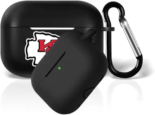 Miniatura 39 de Funda protectora de silicona para 49ers compatible con AirPods de 1ª/2ª generación, funda de carga, llavero
