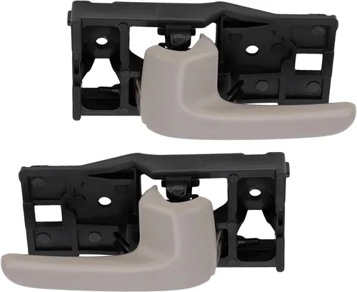 ECCPP Manijas de puerta interiores 2000-2006 para Toyota Tundra reemplazo interior del conductor trasero izquierdo del pasajero derecho manijas de