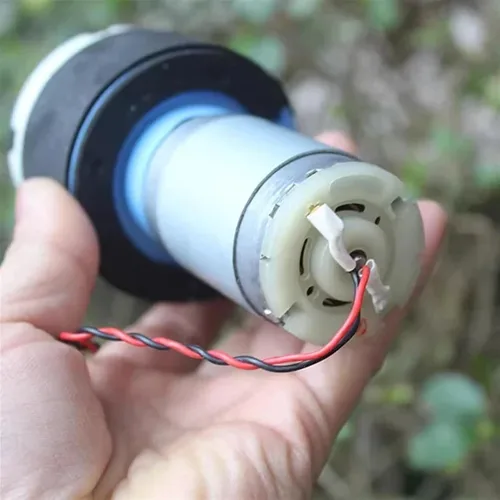 Miniatura 5 de DC 12V 15LPM Gran Flujo Alta Presión 555 Bomba de aire de vacío Bomba de diafragma de succión de presión negativa DIY Packer Inflador