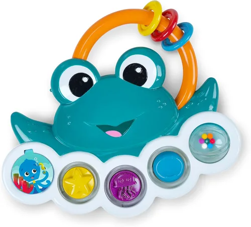 Baby Einstein Ocean Explorers Neptune's Busy Bubbles - Juguete de actividad sensorial con luces interactivas y música, a partir de 3 meses Burbujas