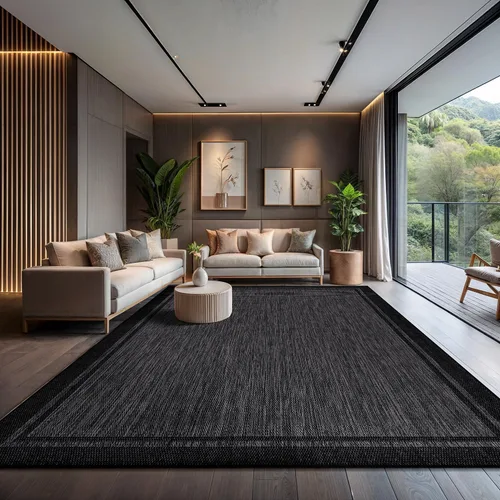 Miniatura 58 de CAMILSON Alfombra para exteriores, alfombras modernas para patios interiores y exteriores, tapetes de cocina y pasillo, alfombra lavable para porche