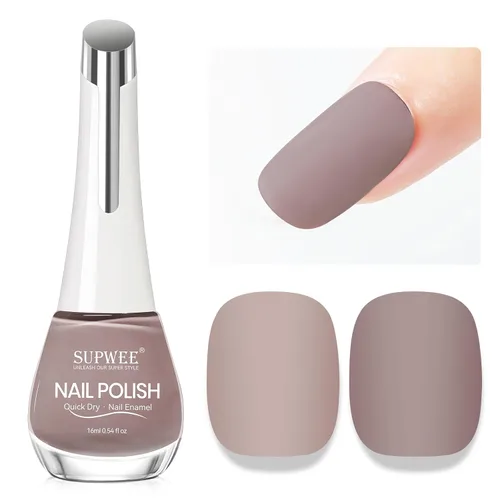 Miniatura 13 de Esmalte de uñas nude de secado rápido, 0.63 onzas líquidas, esmalte de uñas regular de secado rápido, esmalte de uñas de alto brillo para otoño