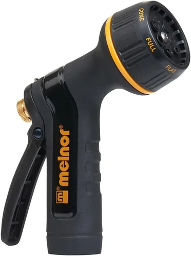Boquilla de manguera Melnor, pulverizador de agua de metal para servicio pesado, Serie XT200
