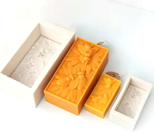 Molde de silicona para velas de abejorros de abejorros, para jabón, cera de soja, resina epoxi, bricolaje, manualidades, fiesta, cena, decoración