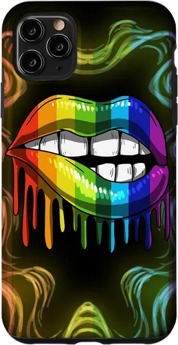 Miniatura 13 de Rainbow Lip Drip Lesbiana Gay Pride Bisexual Transgénero LGBT Funda para iPhone 17