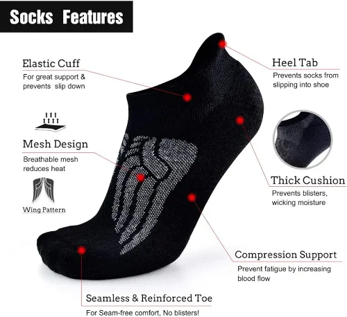Miniatura 3 de Busy Socks Calcetines de compresión de lana merino para hombres y mujeres, calcetines suaves y gruesos, 36 pares