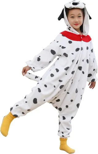 Miniatura 2 de Pijama unisex de una pieza para niños, disfraz de animal para cosplay de Navidad, Halloween