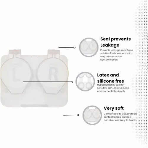 Miniatura 2 de Deep Well - Fundas para lentes de contacto blancas abatibles (12)
