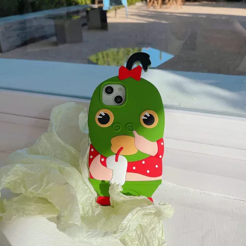 Miniatura 6 de Funda fea para iPhone 13 Pro, fundas de teléfono Kawaii de silicona 3D de dibujos animados de peces feos divertidos para iPhone 13 Pro, bonita funda