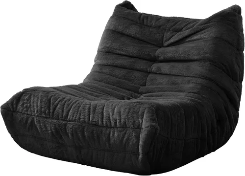 Miniatura 3 de Hobestluk Puf con espuma viscoelástica, tela de piel sintética ultrasuave, diseño ergonómico, puf pequeño, para sala de estar, dormitorio, sala