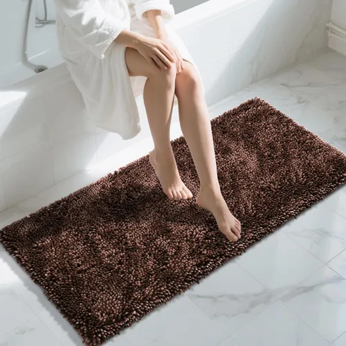 Miniatura 55 de Yimobra - Alfombra grande para baño antideslizante de 36x24 pulgadas, extra gruesa y suave, absorbente de felpilla, alfombras de baño lavables a