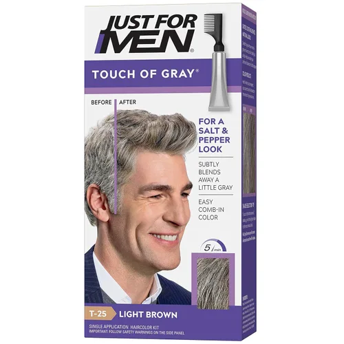 Miniatura 10 de Just for Men Color de cabello: toque gris, negro-gris. Paquete de 3