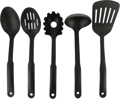 Miniatura 2 de T-fal Everything in Kitchen - Juego de utensilios de cocina aptos para lavavajillas, 20 piezas, color rojo
