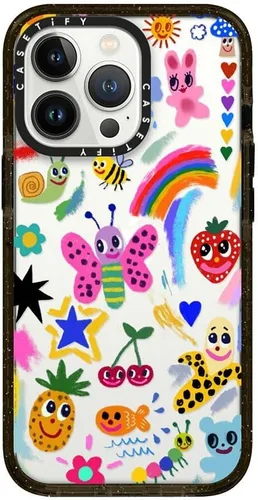 Miniatura 247 de Funda Impact de CASETiFY para iPhone 13 Pro Max con Magsafe - Estuche Claro Cuento de Invierno - Claro Negro Estuche transparente Winter Tale
