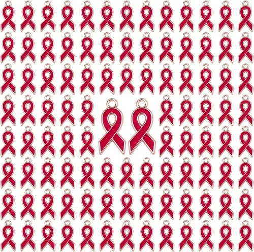 Miniatura 14 de WANDIC Colgantes de cinta, violencia doméstica, lupus, alzheimer, concientización sobre el cáncer de páncreas de aleación para la fabricación
