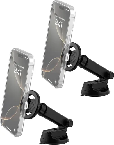Miniatura 14 de Scosche MagSafe - Soporte magnético para teléfono para salpicadero de automóvil y ventilación con rotación de 360°, soporte de teléfono celular 2