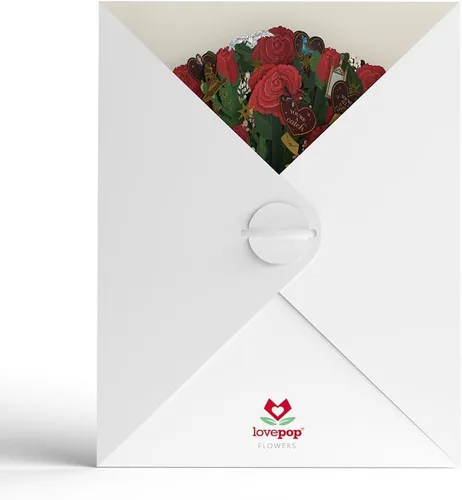 Miniatura 4 de Lovepop Ramo de flores de papel desplegable de Harry Potter para ella y él – Tarjetas de felicitación de amor 3D para niños, niñas, hombres y Roses