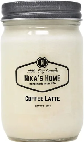 Miniatura 9 de Nika's Home Vela de Soja de Muffin de Arándanos - Frasco Mason de 12oz - No Tóxica - Vertida a Mano en los EE.UU., Larga Duración 50-60 Horas