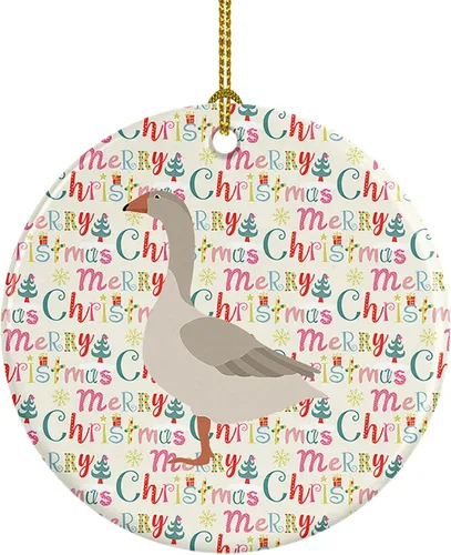 Miniatura 81 de Caroline's Treasures Adorno de cerámica de avestruz común para árbol de Navidad, decoración colgante para el hogar, Navidad, vacaciones, fiesta
