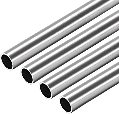 Miniatura 4 de uxcell Tubo redondo de acero inoxidable 304 0.276 in OD 0.016 in espesor de pared 9.843 in de longitud Tubo recto sin costura 4 piezas