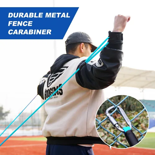 Miniatura 6 de SunNordik Bandas de resistencia para lanzadores, equipo de entrenamiento de béisbol y softbol para mejorar la fuerza del brazo y el entrenamiento