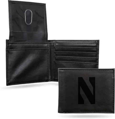 Miniatura 23 de NCAA Rico Industries Cartera Billetera con Grabado Láser Cartera Billetera con Grabado Láser - Diseño Delgado - Gran Regalo