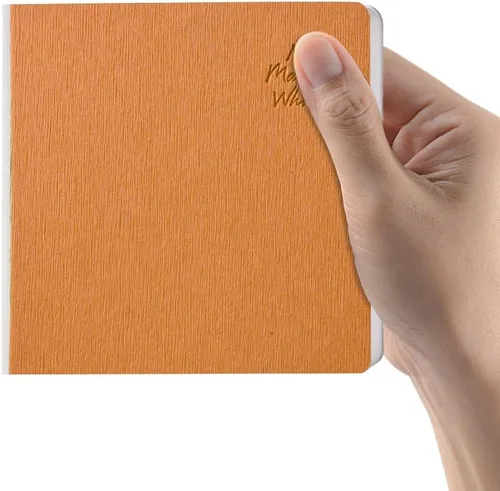 Miniatura 12 de Mifuner Cuaderno de bocetos cuadrado de tapa dura azul profundo, 4.7 x 4.7 pulgadas, 42 hojas de libro de arte de 250 GSM, papel ultra suave, ideal