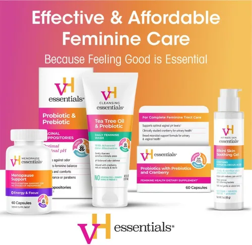 Miniatura 7 de vH Essentials - Probióticos con prebióticos y arándano Suplemento de salud femenina, 60 cápsulas, 544-06, 1 - Individual, 1