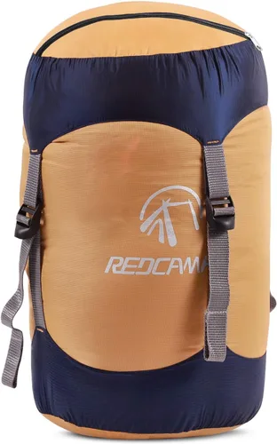 Miniatura 8 de REDCAMP - Saco de compresión de nailon, 10L/17L/27L/40L, bolsa de dormir ligera, ideal para mochileros, senderismo y campamento, azul/amarillo/verde