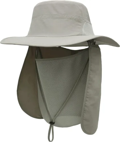 Miniatura 12 de Surblue Sombrero de pesca con solapa para el cuello, protección UV, protección UV, UPF50+