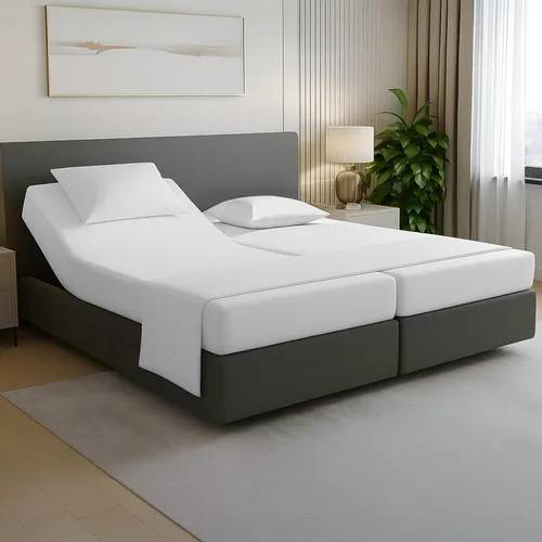 Miniatura 17 de SGI bedding Juego de sábanas tamaño matrimonial de lujo de 4 piezas, 100% viscosa de bambú cultivada orgánicamente, ultra suave, refrescante