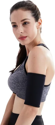 Miniatura 6 de Recortador de brazos para hombre y mujer, manga de compresión adelgazante, quemador lejano de brazo, moldeador de sauna de neopreno caliente