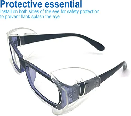 Miniatura 7 de Protectores laterales para gafas, protectores laterales deslizables, tamaño L se adapta a marcos de gafas medianos a grandes, tamaño M se adapta a