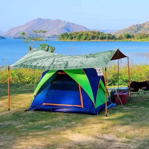 Miniatura 8 de Pattiumo Lona impermeable de 8 x 10 pies y 14 mil de lona resistente multiusos, cubierta protectora impermeable, resistente a los rayos UV, todo
