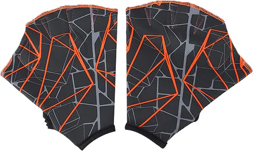 Miniatura 5 de Guantes de natación de nailon para natación acuática, guantes de malla para entrenamiento acuático, entrenamiento acuático, equipo de mano