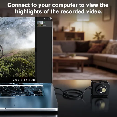 Miniatura 7 de Cámara montada en la cabeza, faro LED, cámara de acción HD 1080P, grabación de video portátil, almacenamiento interno de 64 GB, adecuada
