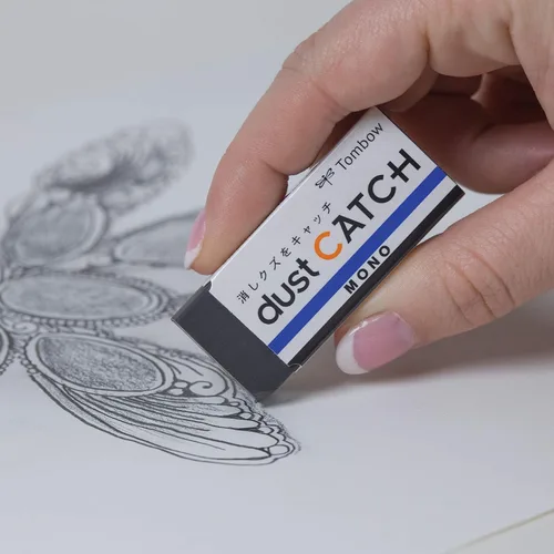 Miniatura 2 de TOMBOW 57334 Borrador Mono Atrapa Polvo, 1 Paquete. Borrador de Diseño Único Atrapa Residuos para Uso Sin Desorden Sin Dañar el Papel