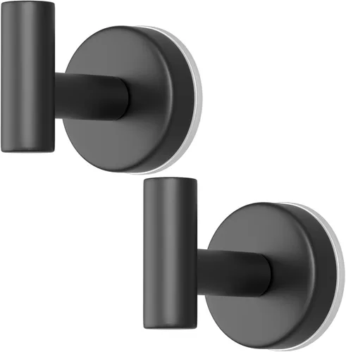 Miniatura 10 de Ganchos de pared autoadhesivos, ganchos de pared de acero inoxidable resistentes, ganchos para toallas para colgar batas, delantales, abrigos