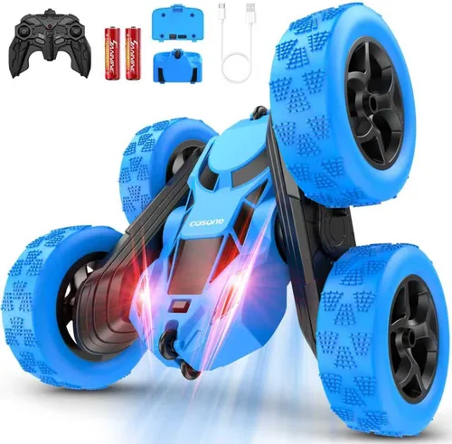 Miniatura 16 de cosone Automóvil a Control Remoto, Autos RC para Niños, Juguetes Recargables, Rotación de 360°, 2.4Ghz, Auto de Acrobacias RC para Niños, Regalo