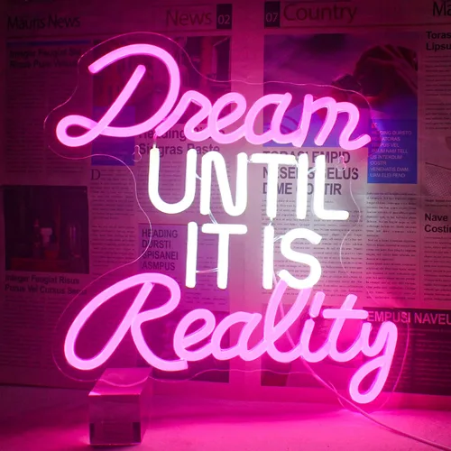 Miniatura 10 de Horseneon Letrero LED de neón con texto en inglés "Be You Tiful", rectangular, color rosa, 16.5 x 11.6 pulgadas, montaje en pared, tema de amor