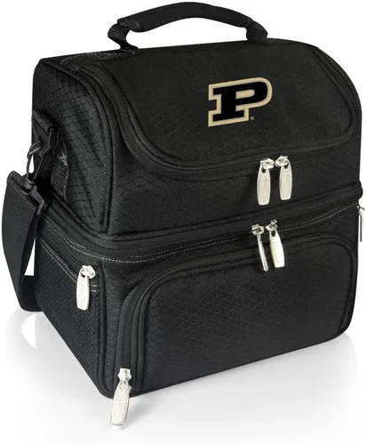 Miniatura 74 de PICNIC TIME NCAA Nebraska Cornhuskers Pranzo - Lonchera aislada con juego de pícnic, bolsa enfriadora para el almuerzo Negro