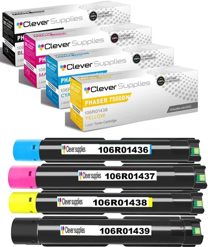 Miniatura 28 de CS compatible Xerox Phaser 6510/WorkCentre 6515 (106r03480) 2 cartuchos de tóner negro para Phaser 6510, WorkCentre 6515 2 negro